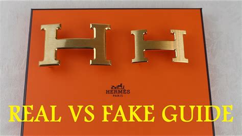 real vs fake hermes buckle